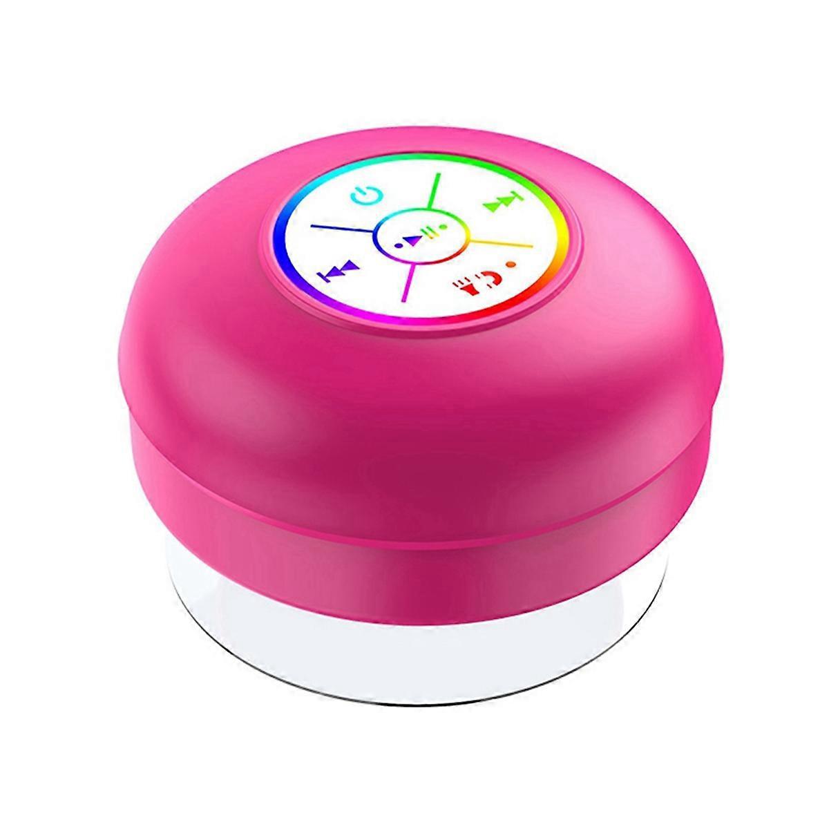 Kleiner, Heller, Mehrfarbiger Led-bluetooth-lautsprecher In Pink Und Rot