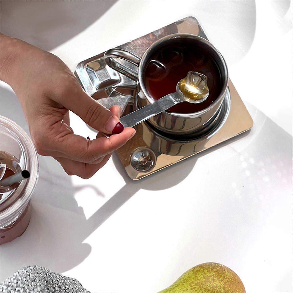 Kaffeetasse Und Löffelset, Platzset, Wasserbecher Und Tischaccessoires