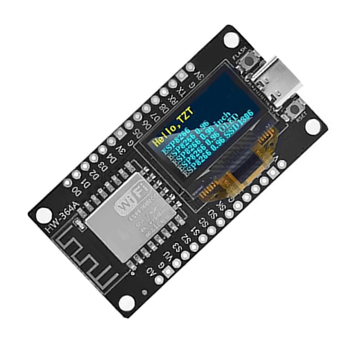 Esp8266 V3 Entwicklungsboard Mit 0,96-zoll-oled-bildschirm Ch340 B