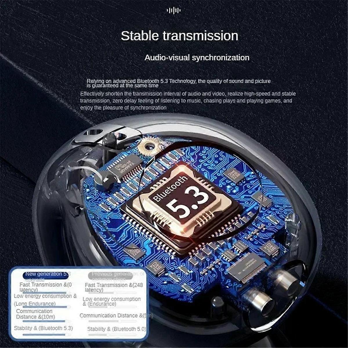 Bluetooth 5.3 Knochenleitungs-gaming-kopfhörer, B