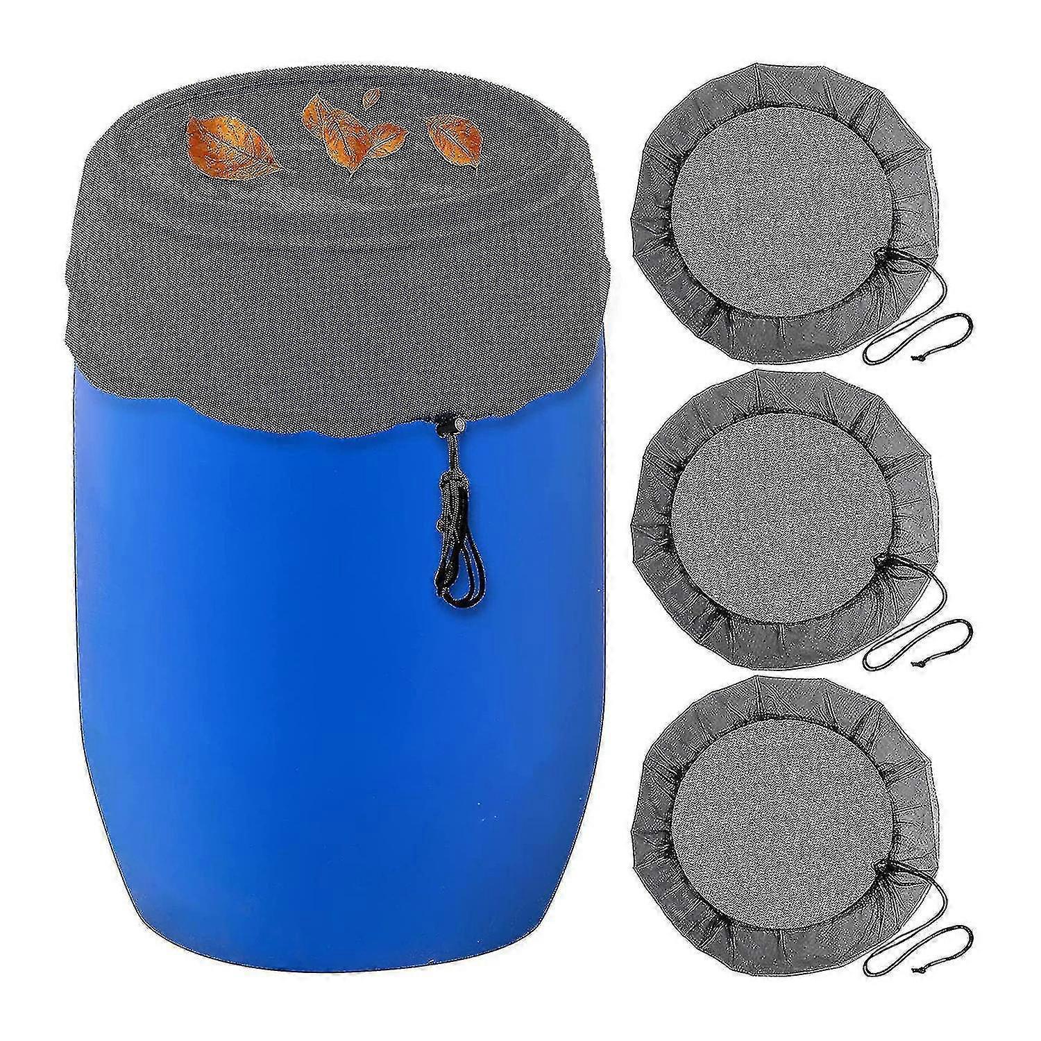 Set Mit 3 Schutznetzen Für Regenwassersammelanlagen, Eimer Und Tanks, Regenwassernutzungswerkzeug Für Gärten Im Freien