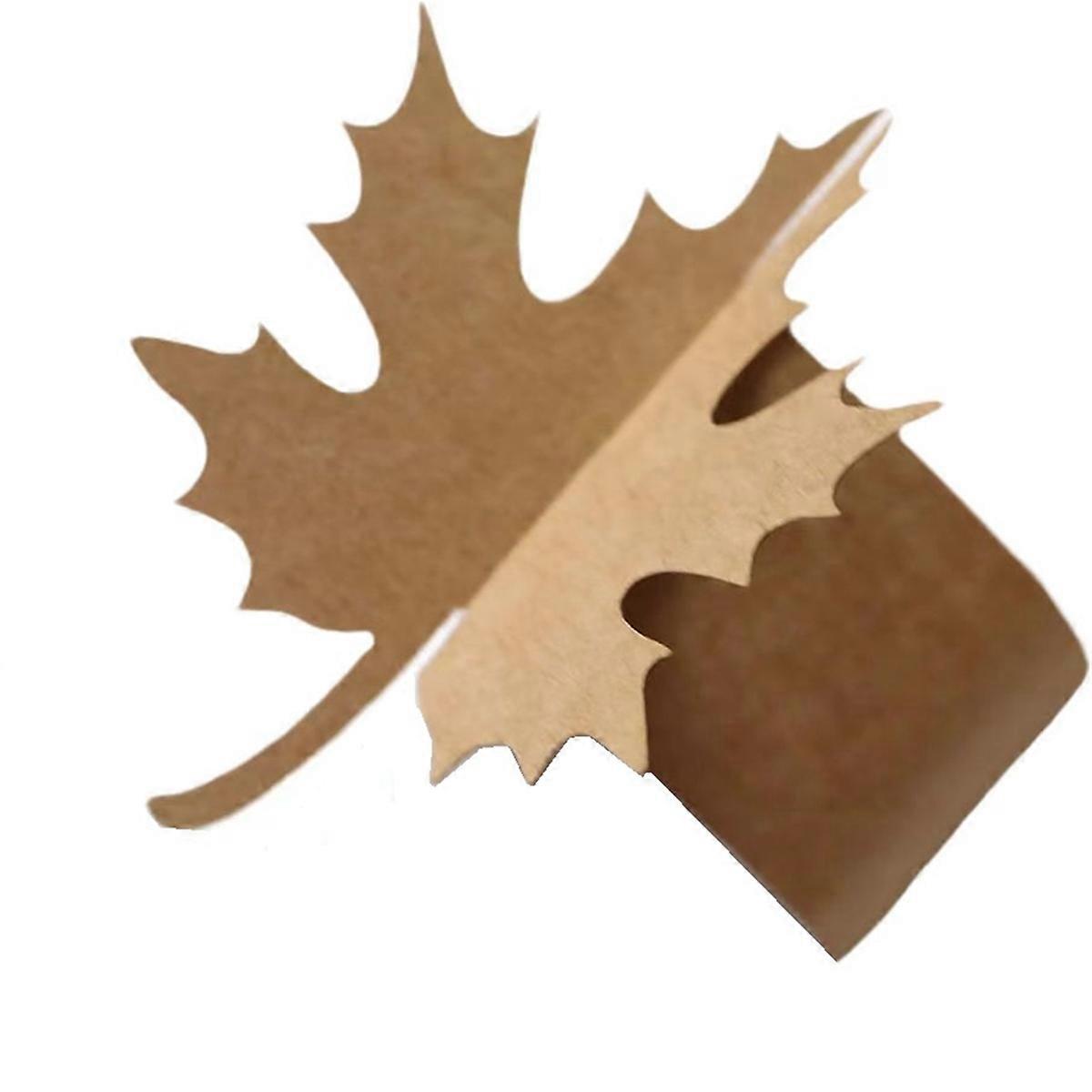 Herbstlicher Papierserviettenring, Selbstklebender Serviettenring Für Thanksgiving (siehe Foto)