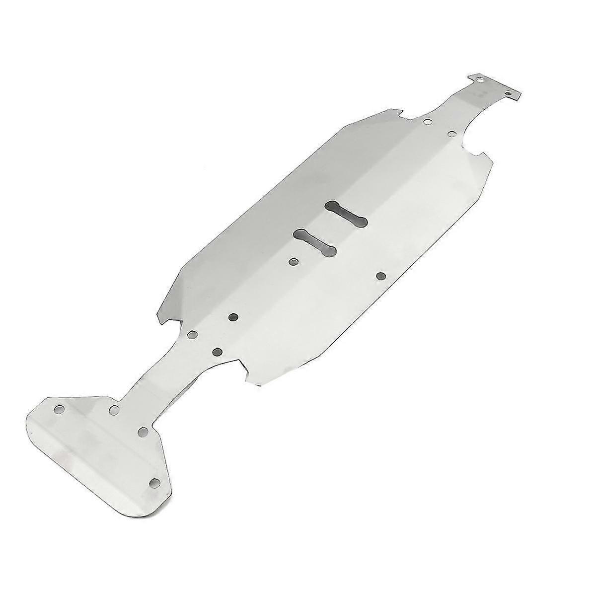 Rutschfeste Edelstahl-schutzplatte Für 1/10 Rc-car-chassis Xv02 (upgrade Für Xv02 Rc-car)