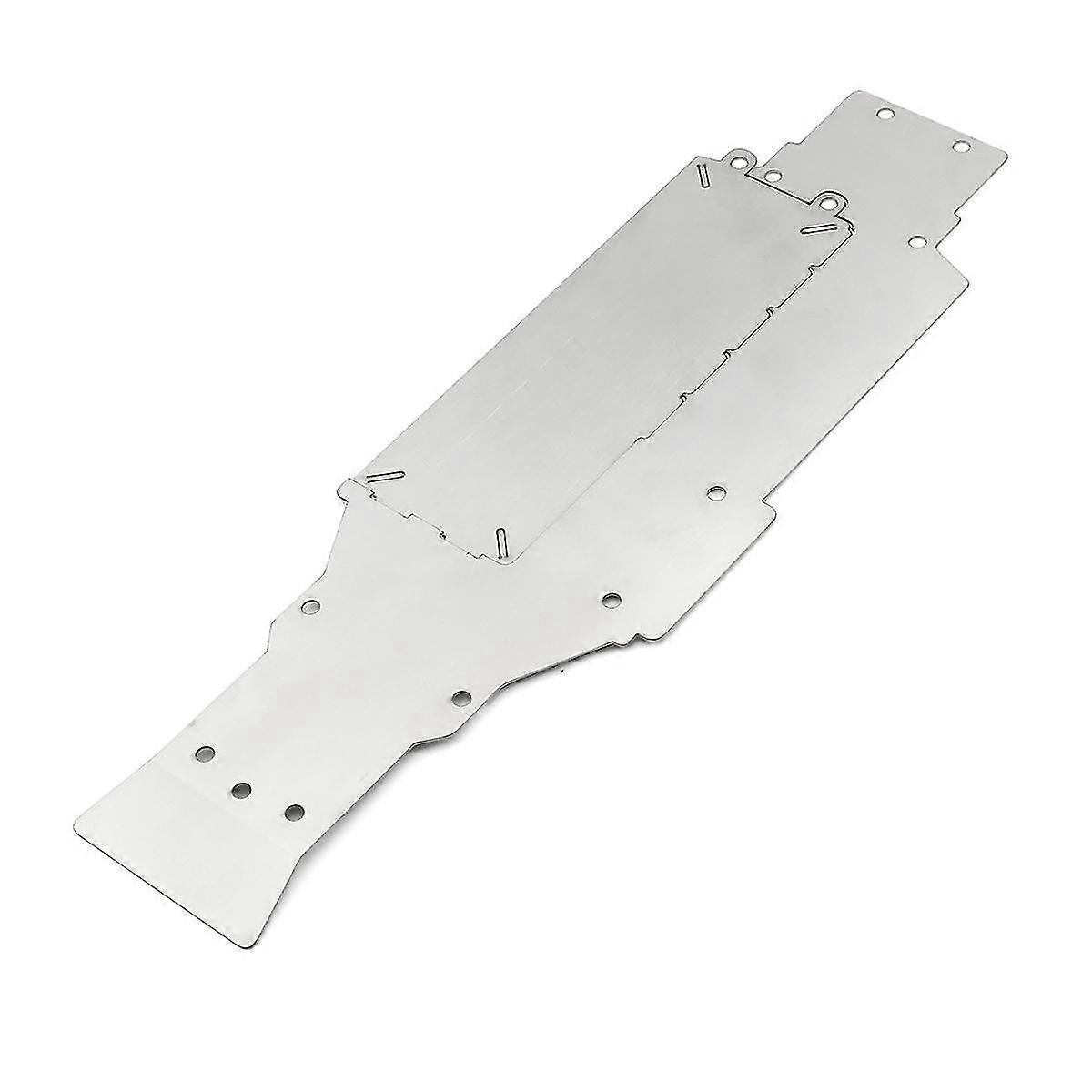 Rutschfeste Edelstahl-gleitplatte Für 1/10 Rc-car-chassis Xv01 - Upgrade-teile Xv01