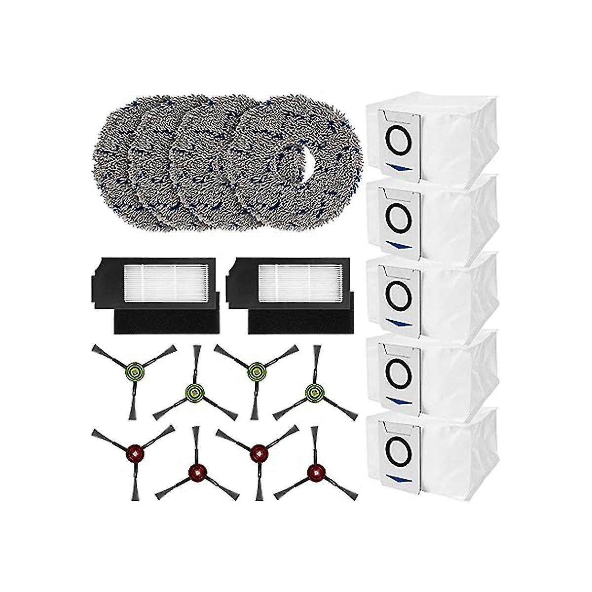 Zubehör, Das Mit Dem Cobos X1omni Turbo Saugroboter Kompatibel Ist: Seitenfilter, Reinigungstuch Und Ersatzstaubbeutel
