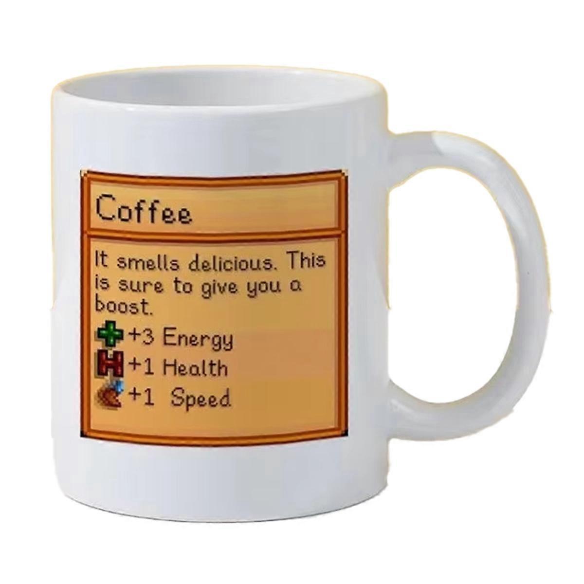 Keramikbecher – Kaffee-/milchbecher Mit Videospielmotiv, Großes Fassungsvermögen