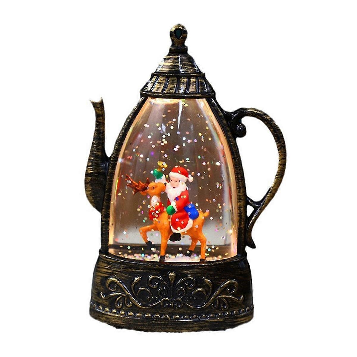 Led-nachtlicht Im Retro-teekannen-stil – Beliebte Weihnachtsdekoration, B