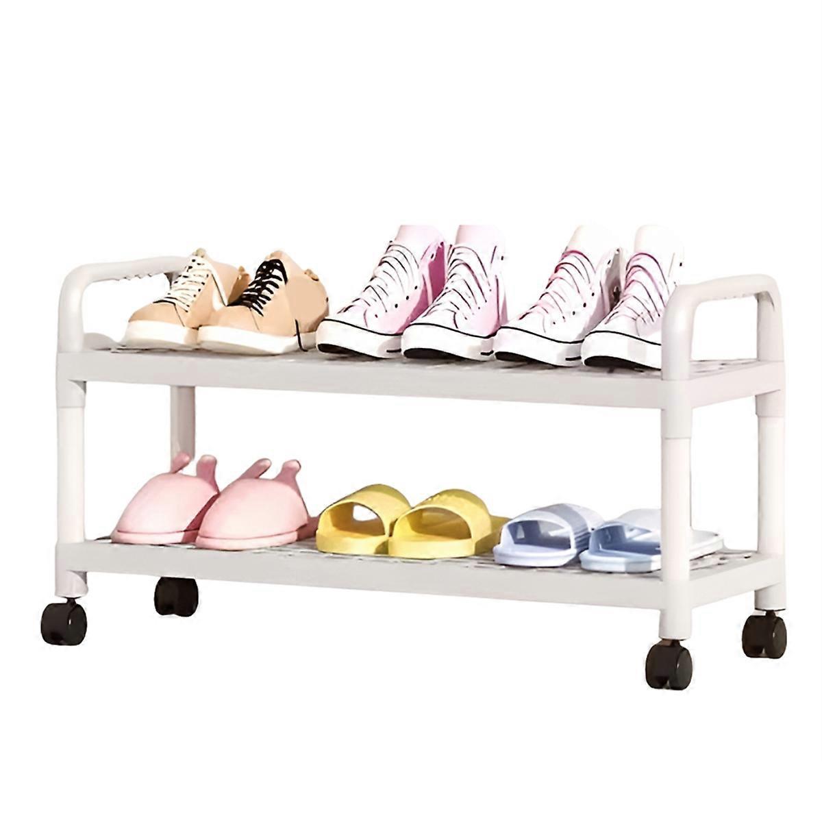 Mehrstöckiges, Freistehendes Schuhregal, Kleiner Schuhschrank Für Den Eingangsbereich A