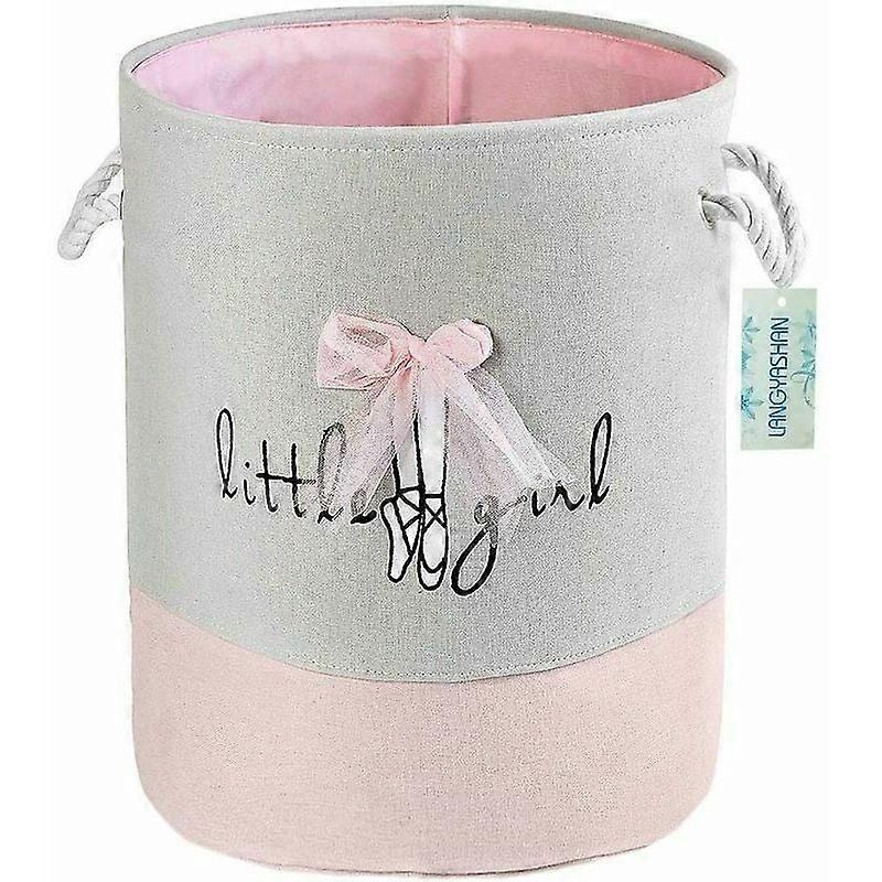 Faltbarer Wäschekorb Aus Canvas, Aufbewahrungskorb Für Kinderkleidung, Wäschekorb Für Jungen Und Mädchen, Spielzeugkorb, Geschenkkorb, Wäschekorb Fürs Kinderzimmer, Wickelkorb
