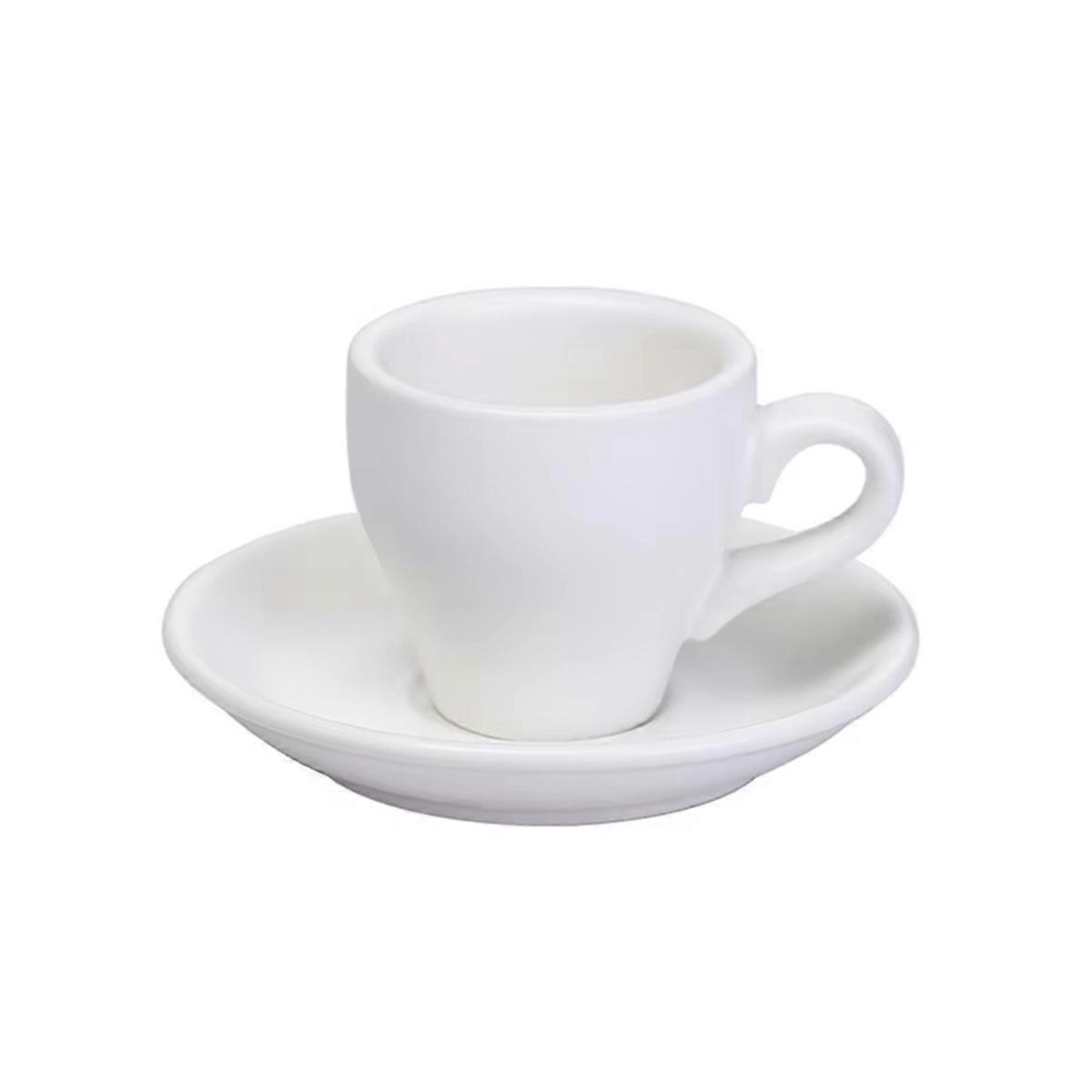 Professionelles Espresso-tassenset – Bestehend Aus Kaffeetasse, Untertasse Und Teller