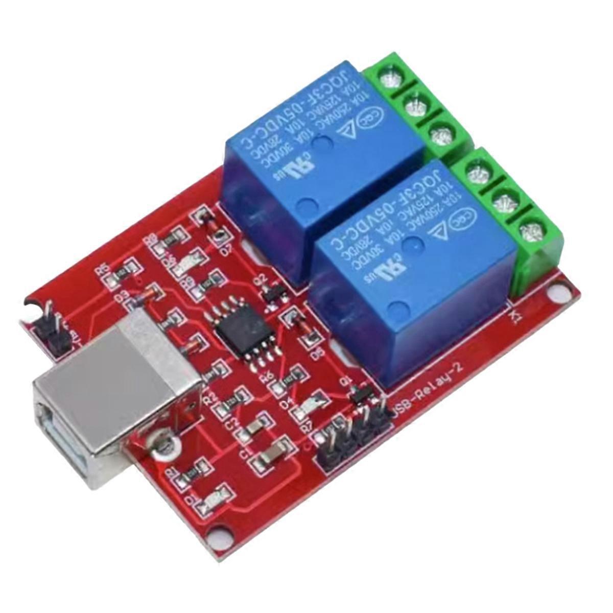 2-kanal 5v Usb-relais-steuerschalter, Programmierbar Über Computer