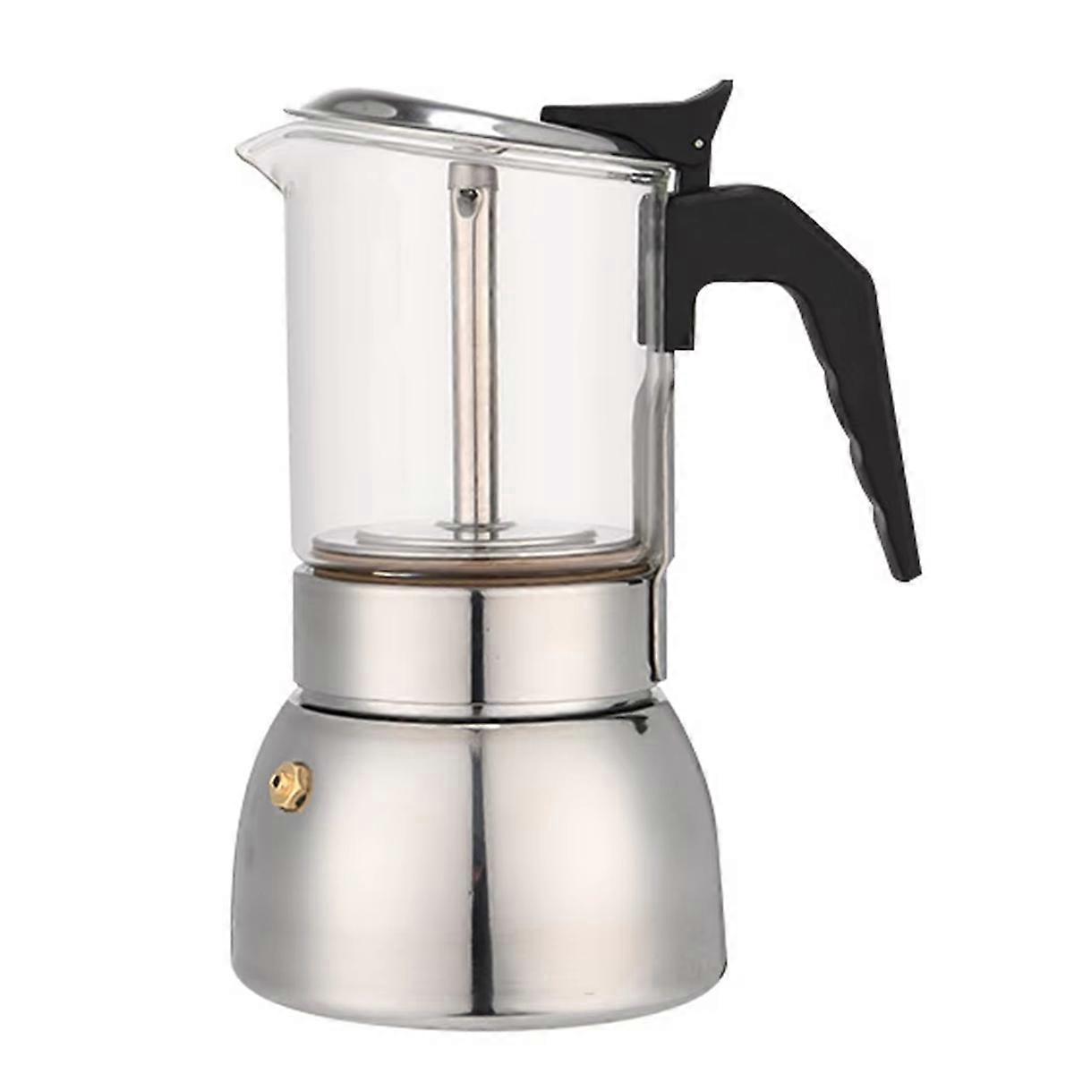 300-ml-mokakanne Aus Edelstahl (italienische Kaffeemaschine).