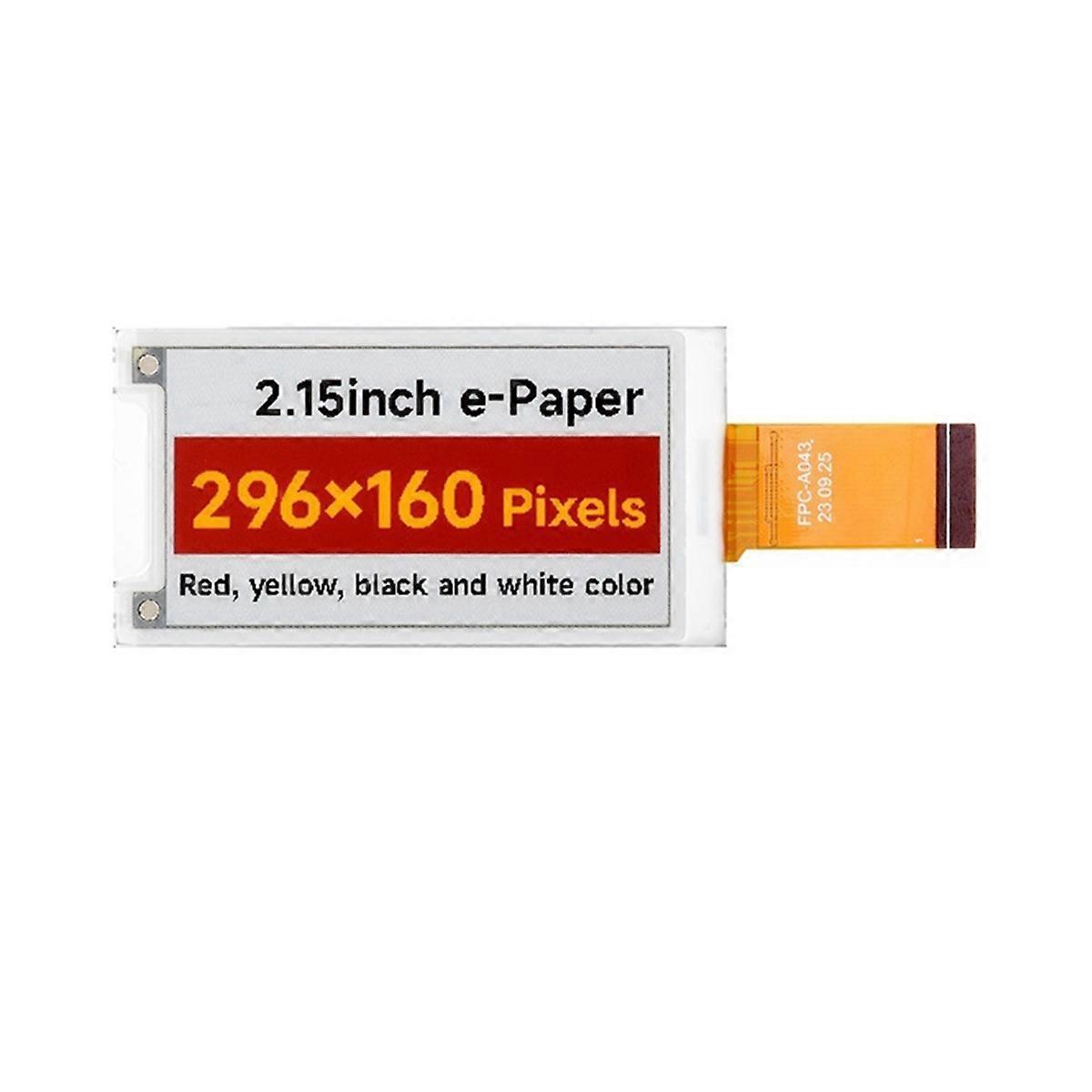 2,15-zoll-e-paper-bildschirm (g), E-ink-display, 296 X 160 Pixel Farbfoto