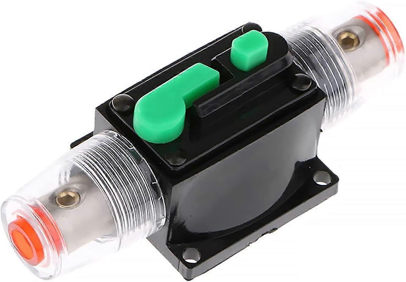 Automatischer Schutzschalter, 12–24 V Dc-inline-sicherungshalter, Manueller Rückstellschalter Für Die Sicherung Der Auto-audioanlage, 20-a-inline-sicherungsblock Zum Schutz Des Audiosystems