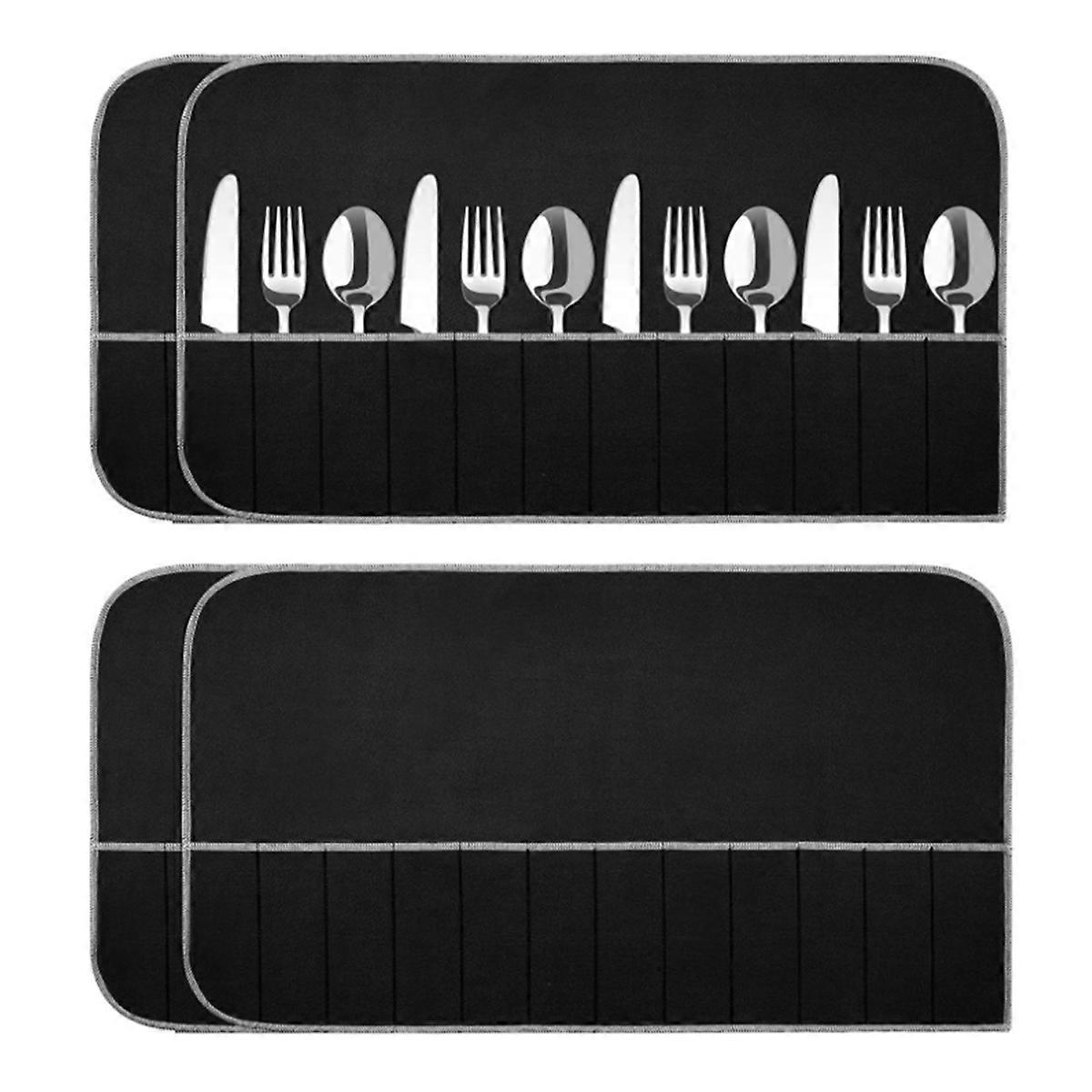 Besteckaufbewahrungsbeutel, Besteckaufbewahrungstuch, Besteckorganizer Aus Filz