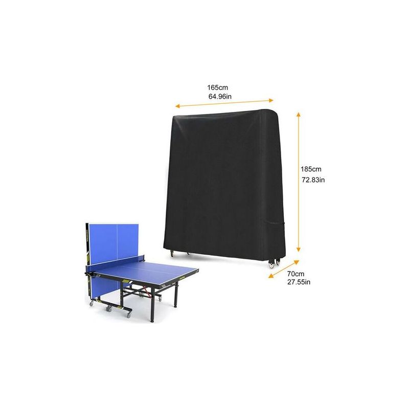 Schutzhülle Für Tischtennisplatten Aus Oxford-gewebe, 165 X 70 X 185 Cm, Wasser- Und Uv-beständig.