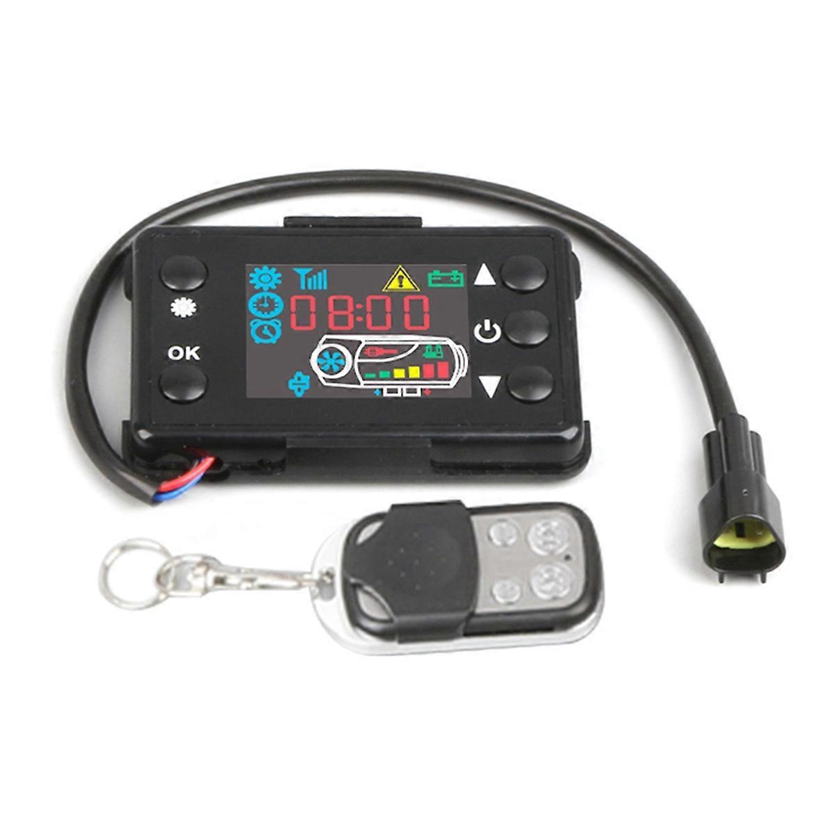 12v 5kw Auto-standheizung, Lcd-bildschirm, Schalter, Kabelbaum (farbfoto)