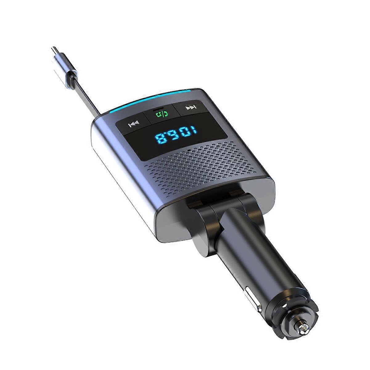 Bc99 Bluetooth Fm-transmitter Für Auto, Ladegerät Für Mobiltelefon Und Laptop.