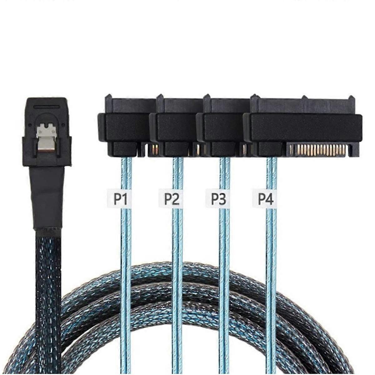 Mini-sas-datenkabel Sff-8087 Für 4 Serverfestplatten Sff-8482, 1 M