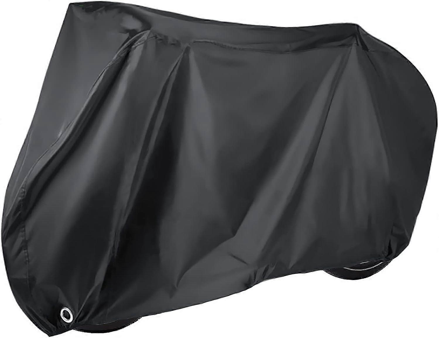 Fahrradabdeckung, 200 X 110 X 70 Cm, Fahrradgarage Mit Abschließbaren Ösen, Hochwertiges Oxford-gewebe, Wasserdichter Schutz Vor Staub, Regen, Schnee Und Uv-strahlung.