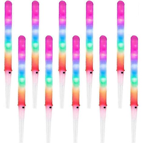 Led-beleuchtete Zuckerwattestäbchen, Wiederverwendbare Und Farbenfrohe Zuckerwattetüten, Kompatibel Mit Allen Zuckerwattemaschinen.
