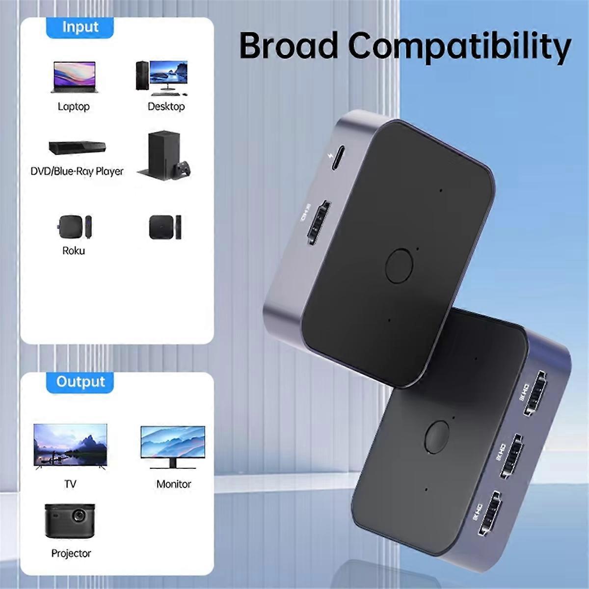 8k60hz/4k120hz Kompatibler Splitter/schalter