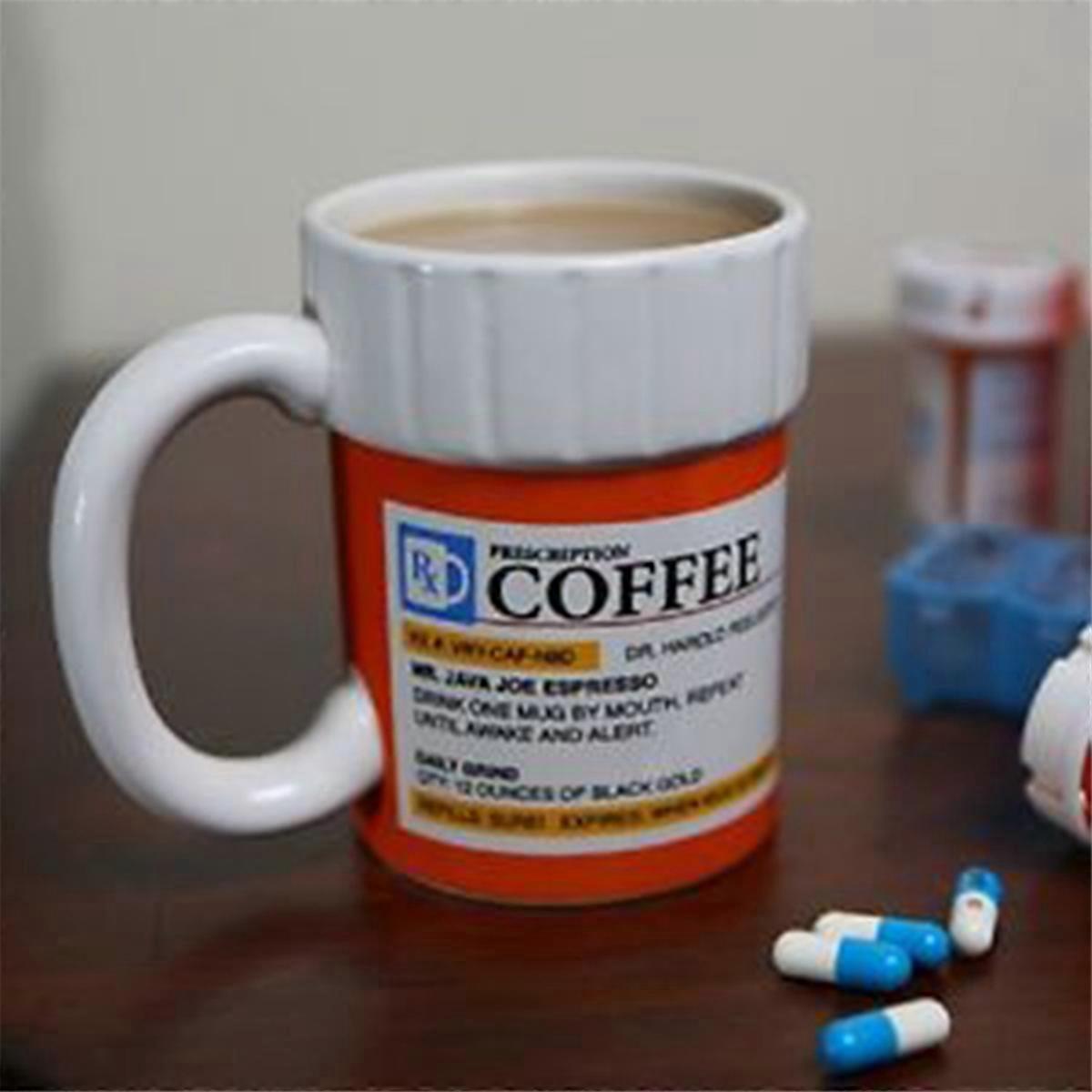 Becher, Medikamentenflasche, Dekorative Kaffee- Oder Teetasse, Sammlerstück Für Becherliebhaber, Geschenk