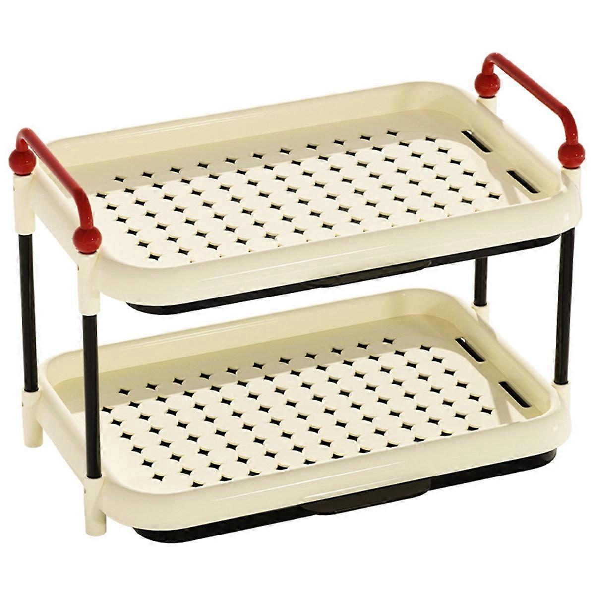 Tischbecherhalter Mit Abtropffläche, Tablett Und Becherhaltern Für Den Heimgebrauch (wie Abgebildet).