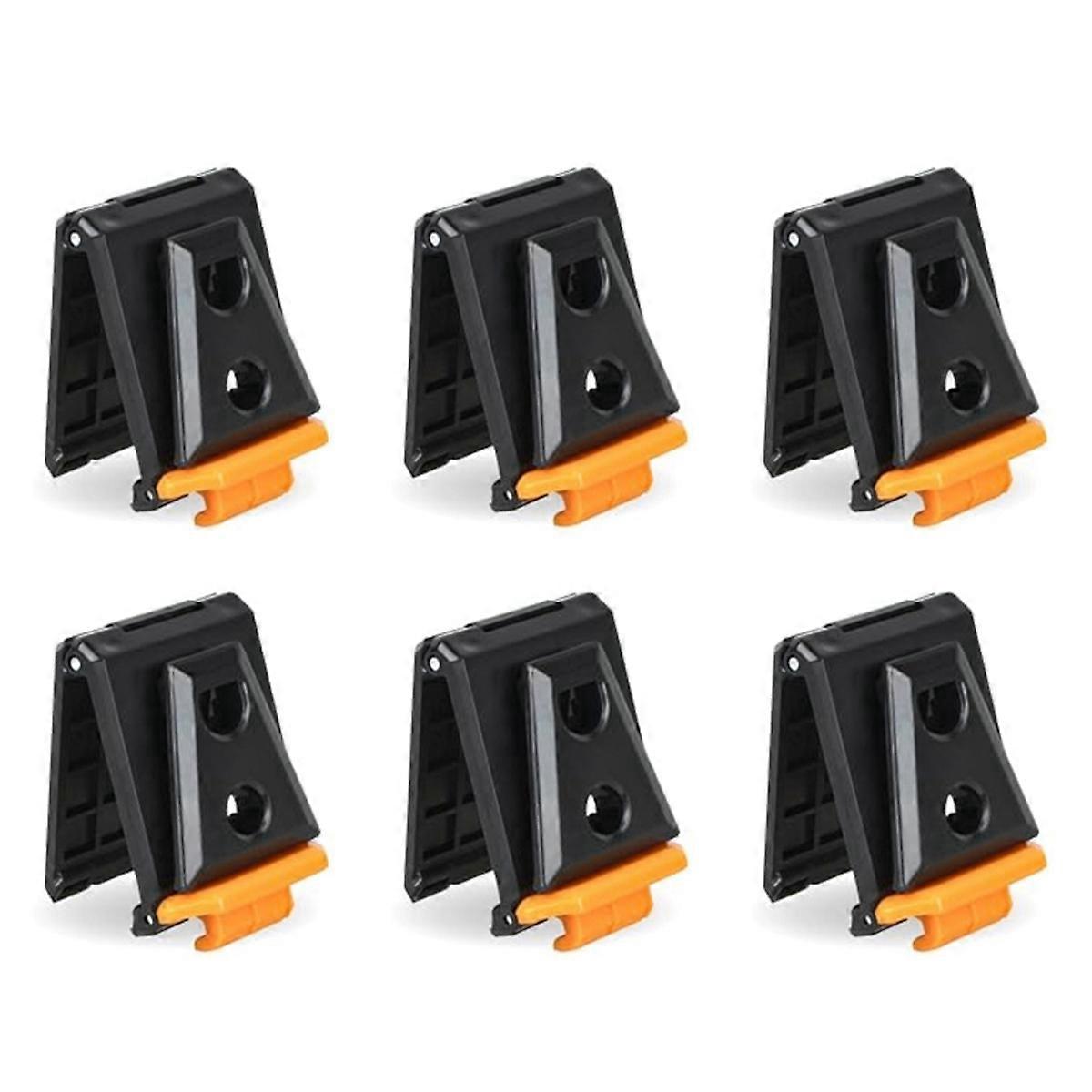 6er-pack Clip Tech Halter Für Cliptech Tou-ct Taschen, Werkzeuggürtelclip