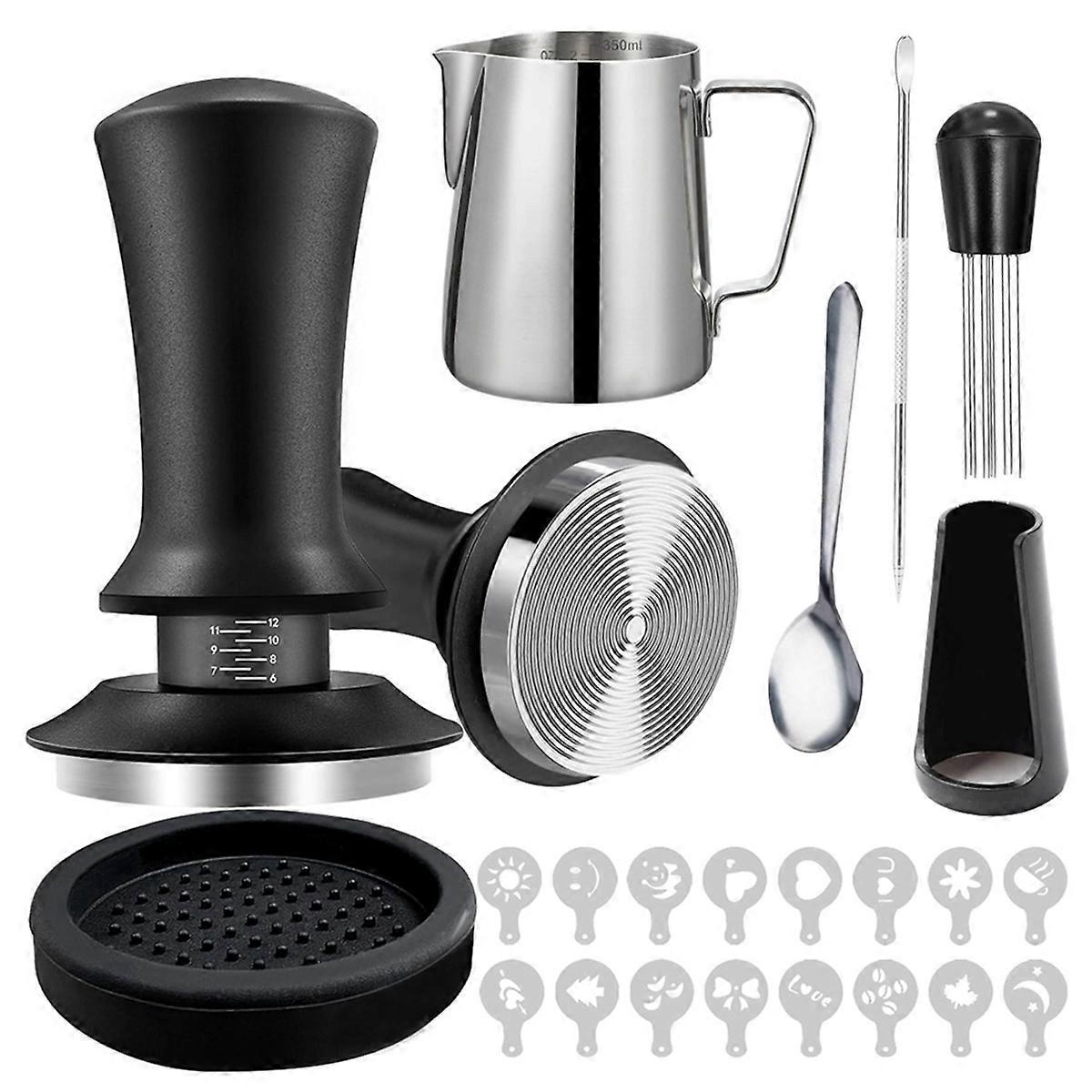 Set Mit 22 Espresso-zubehörteilen, 51 Mm Kaffeetamper
