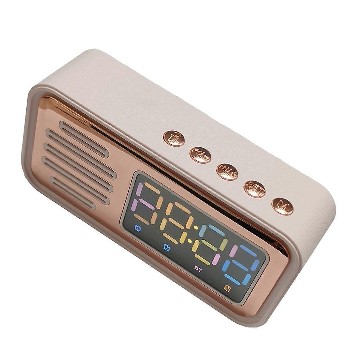 Retro-pinker Multifunktionaler Bluetooth-lautsprecher