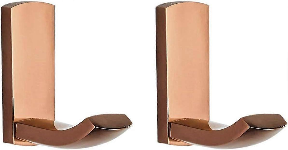 Wandhaken Aus Roségoldenem Messing Zum Aufhängen Von Handtüchern Und Bademänteln. Elegant, Für Bad Und Küche. 2er-set.