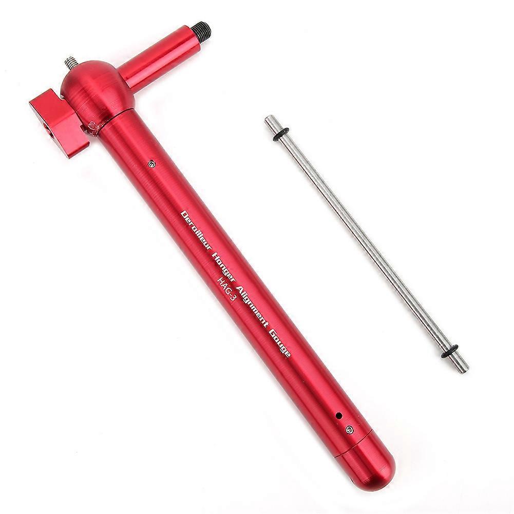 Outil De Calibration Pour Patte De Dérailleur Arrière De Vélo 2024, Jauge D'Alignement Pour Vtt (rouge)
