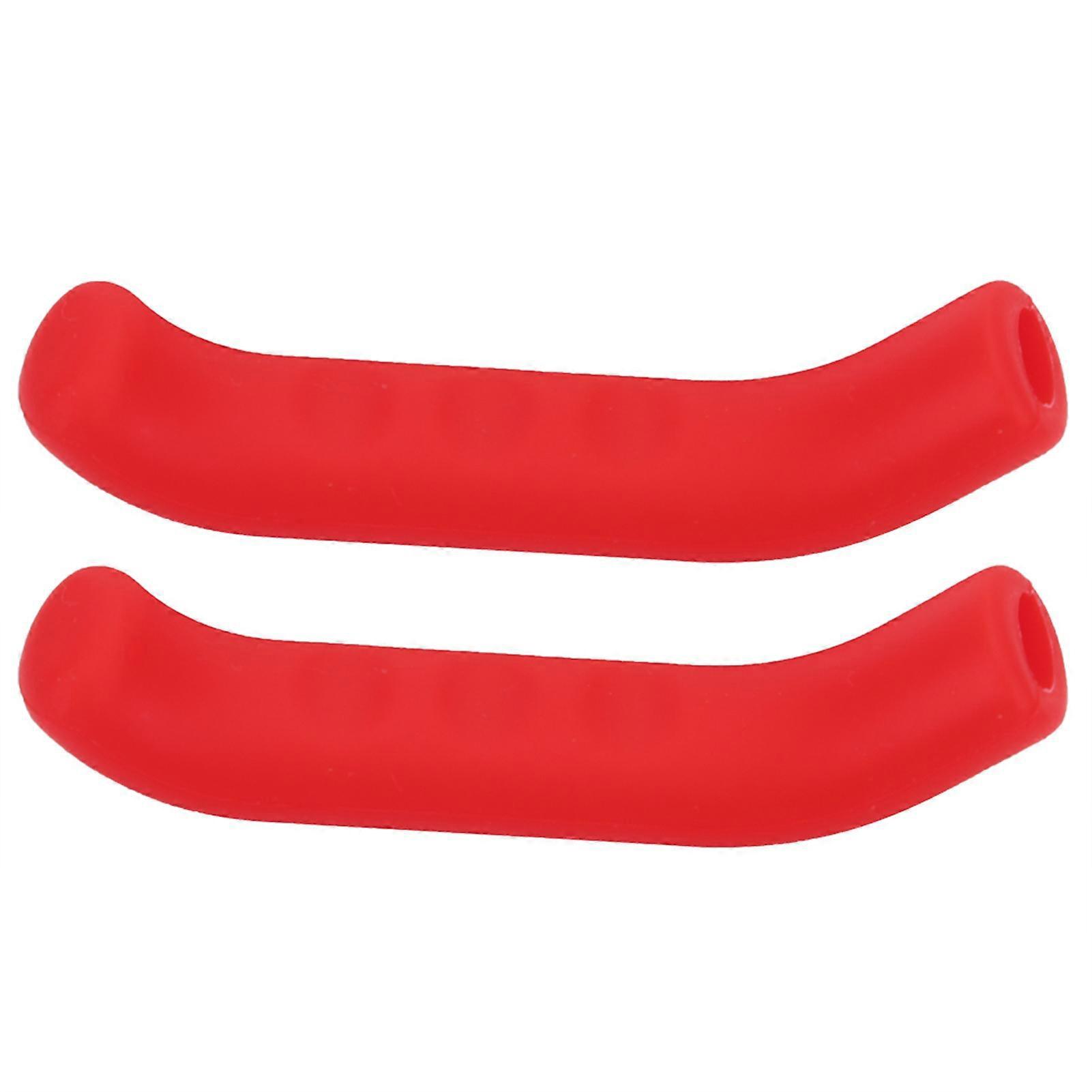 20245 Couleurs Housse De Levier De Frein De Vélo Poignées En Silicone Antidérapantes Et Imperméables (rouge)