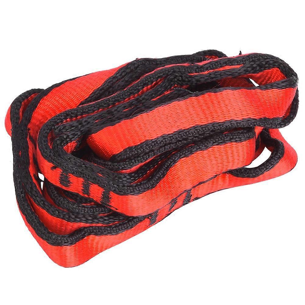 Corde En Nylon 2024 Avec Boucle, Sangle De Suspension Pour Hamac De Yoga, Accessoire D'Alpinisme Et D'Escalade, Rouge