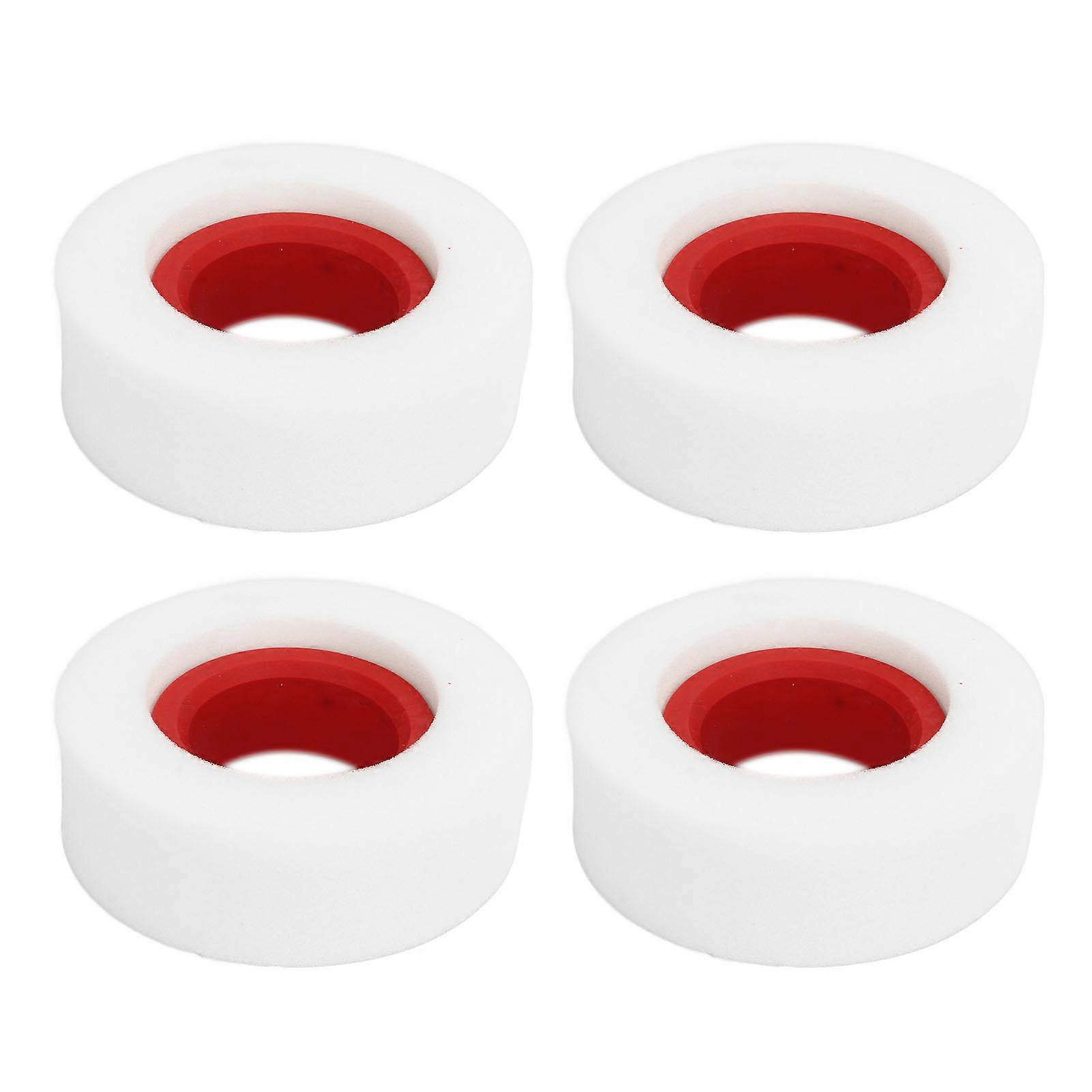 Lot De 4 Mousses De 4,8 Cm (1,9 Pouce) Pour Pneus De Voitures Rc 1/10 Et 1/8 (rouge).