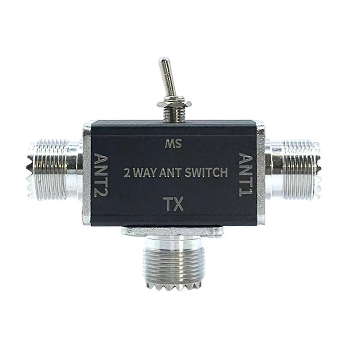 Manuelle 2-wege-koaxialantennenschalter, 100 W, 0–50 Mhz, Anschluss A