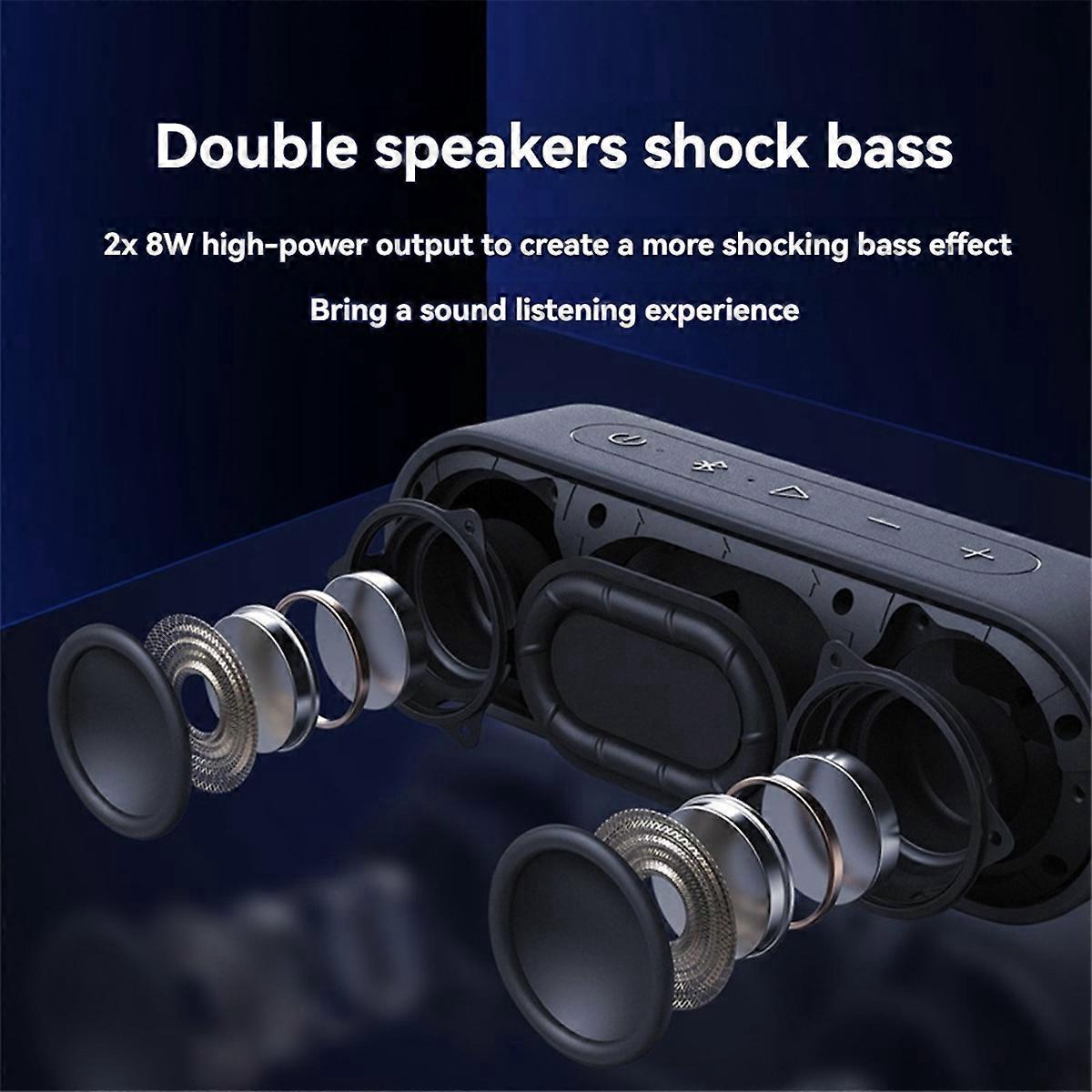 Xsound Go Tragbarer Bluetooth-lautsprecher: Verbesserter Bass