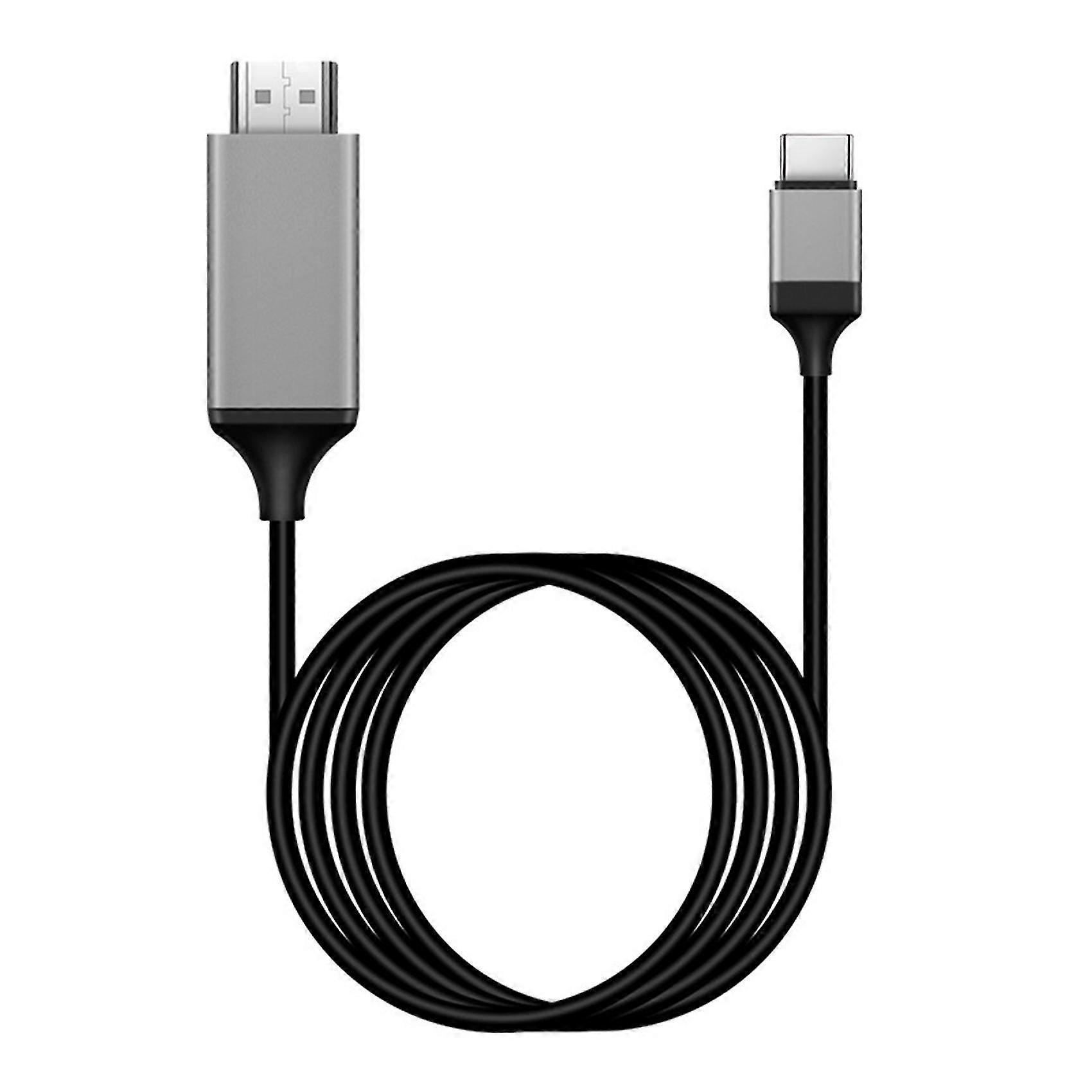 Usb-c-zu-usb-c-adapterkabel, Kompatibel Mit 30-hz-high-definition Für Laptops, Tablets Und Projektoren.