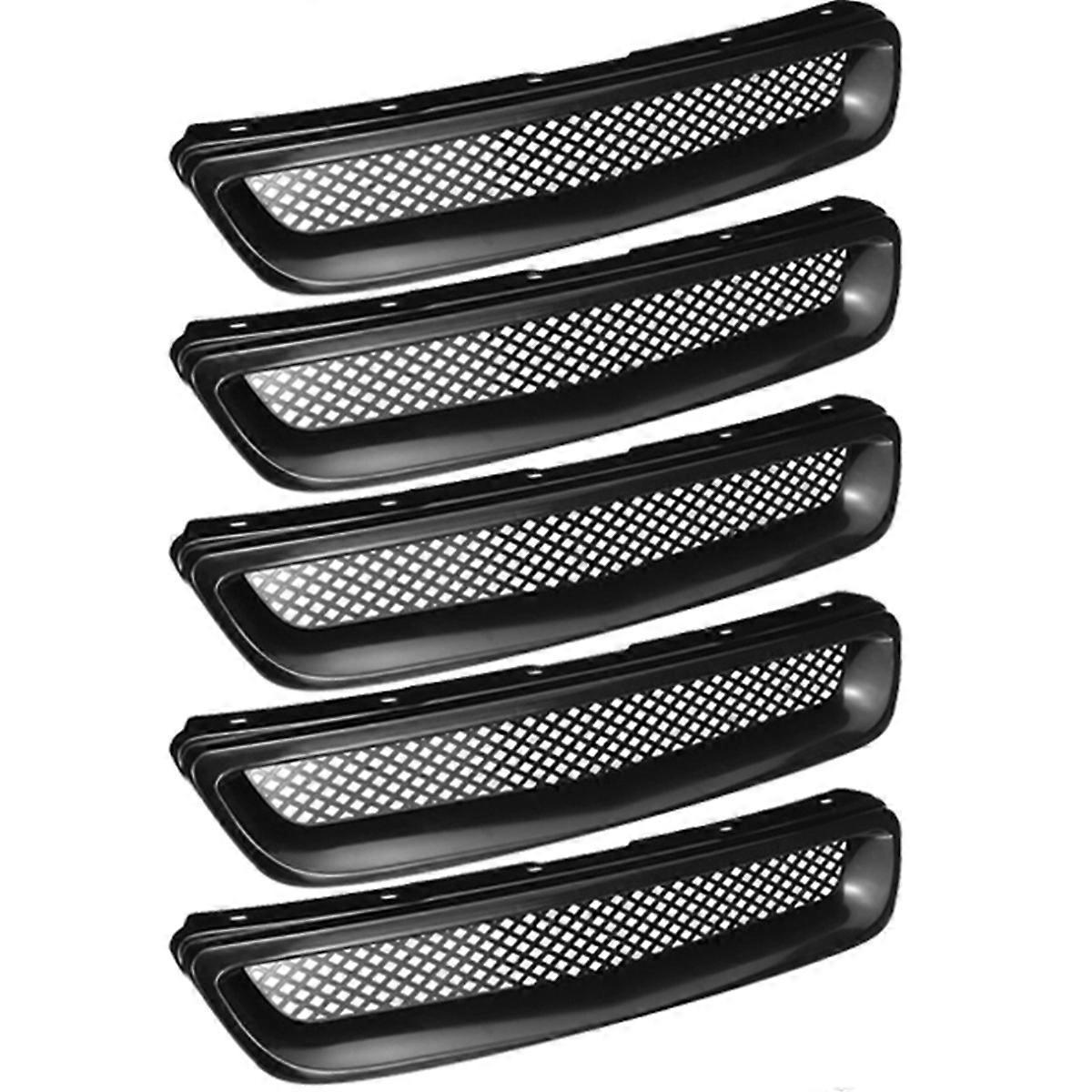 Schwarze Abs-frontstoßstange, Kühlergrill Und Glänzend Schwarze Schutzleisten