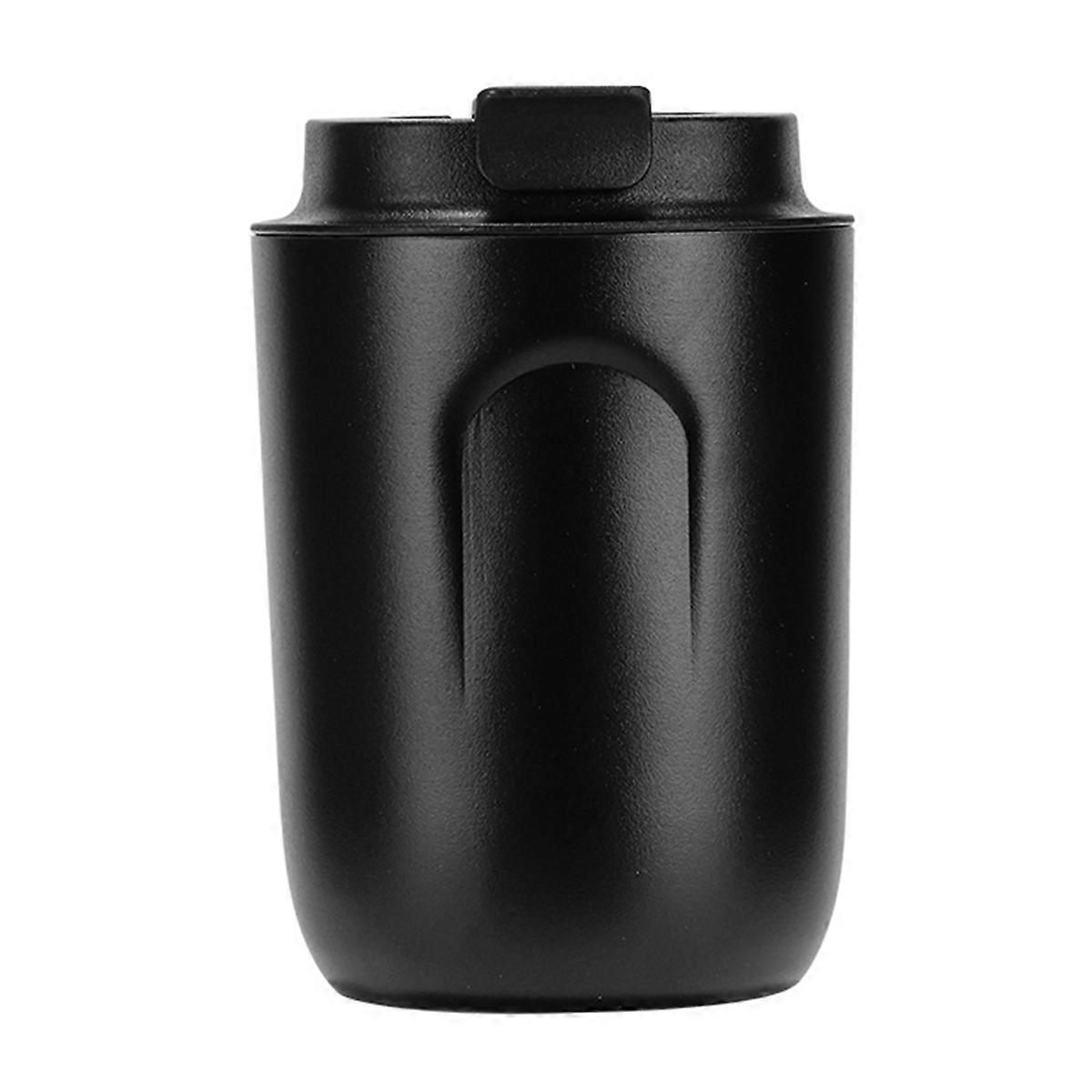 Schwarzer Isolierter Kaffeebecher Aus Edelstahl