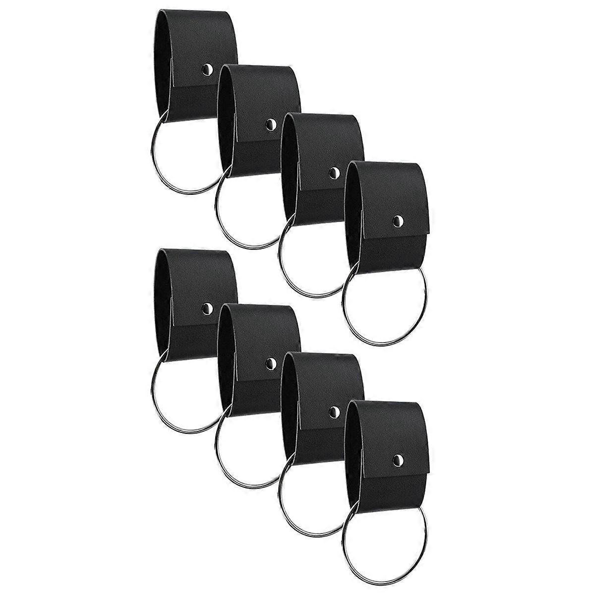 Handtuchhalter Aus Leder Und Metall (8er-set)