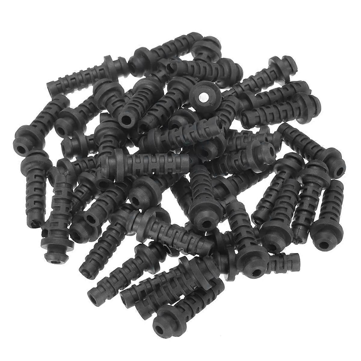 Packung Mit 50 Schwarzen 4-mm-kabelschutzschläuchen