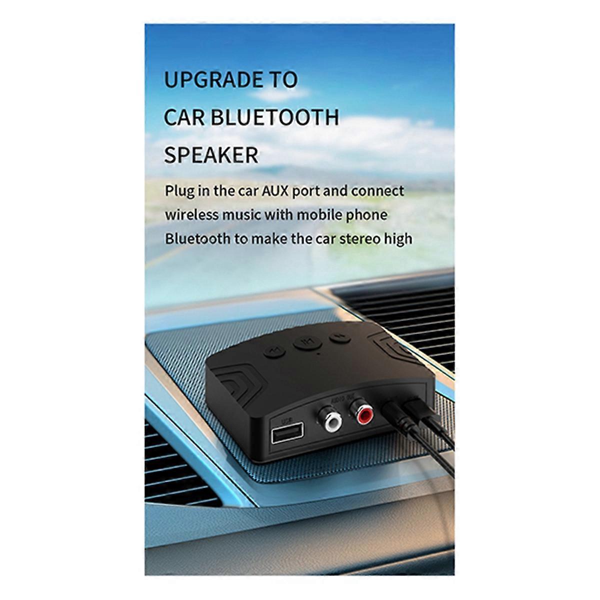 Bluetooth 5.3 Audio-empfänger Für Fernseher, Autolautsprecher-verstärker, Schwarz