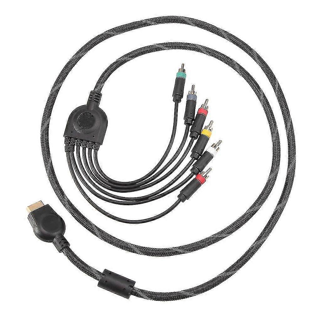 1,8 M Langes Komponentenkabel, Kompatibel Mit Ps2/ps3. Hochauflösendes Gaming-kabelzubehör Für Ps2/ps3.