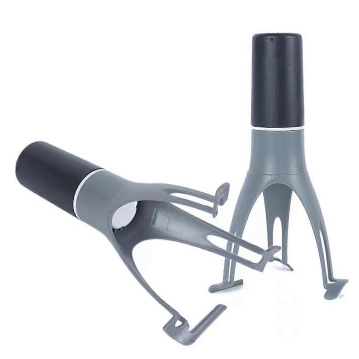 Dreieckiger Mini-eierquirl, Halbautomatischer Sahnemixer, Schwarz & Grau
