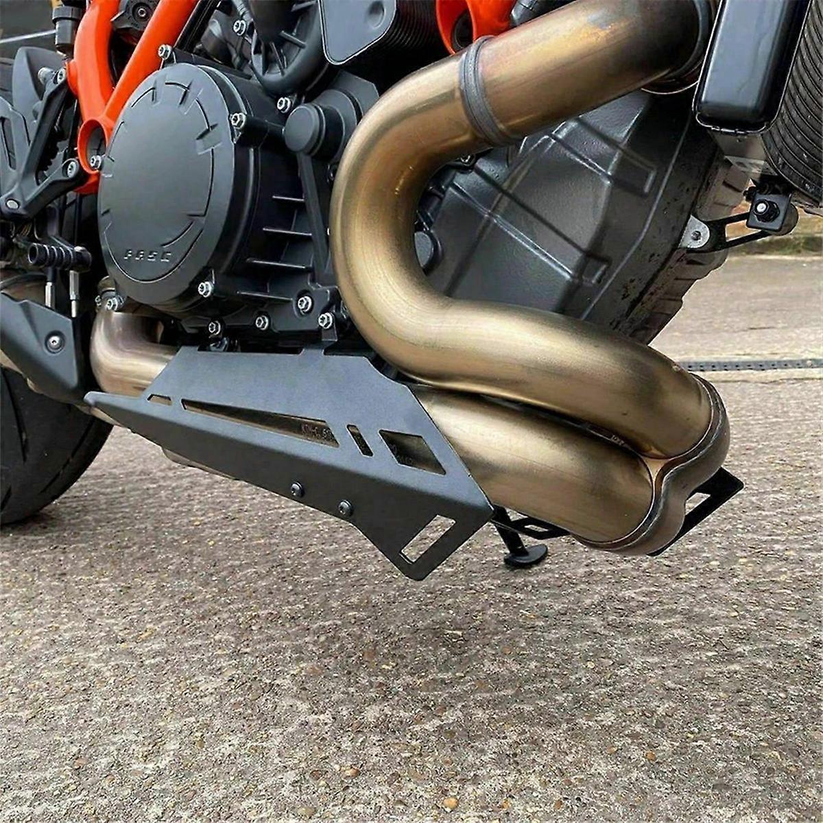 Hitzeschutzblech Für Motorradauspuff, Schwarz