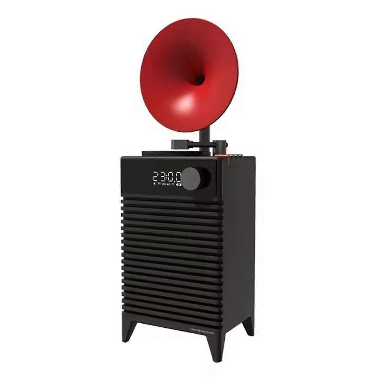 -202 Retro Wireless Outdoor Bluetooth-lautsprecher Mit Schwarzem Subwoofer