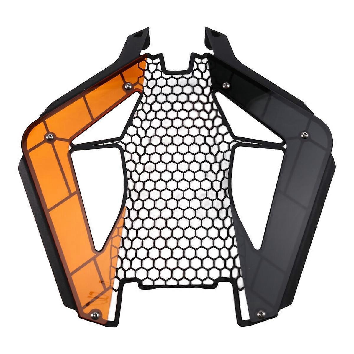 Motorrad-scheinwerferschutz Für 1390 Super R Schwarz + Orange