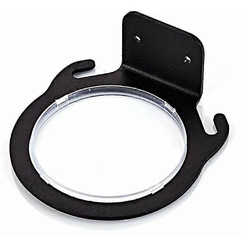 Wandmontierter Haartrocknerhalter, Schwarze Aluminium-wandhalterung, Bohrfreier Haartrocknerhalter Fürs Badezimmer